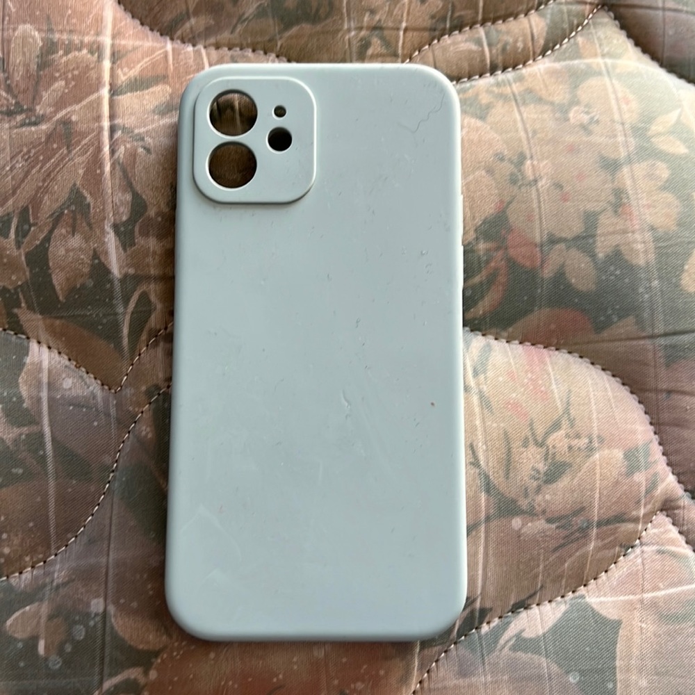 Light blue iPhone 12 phone case